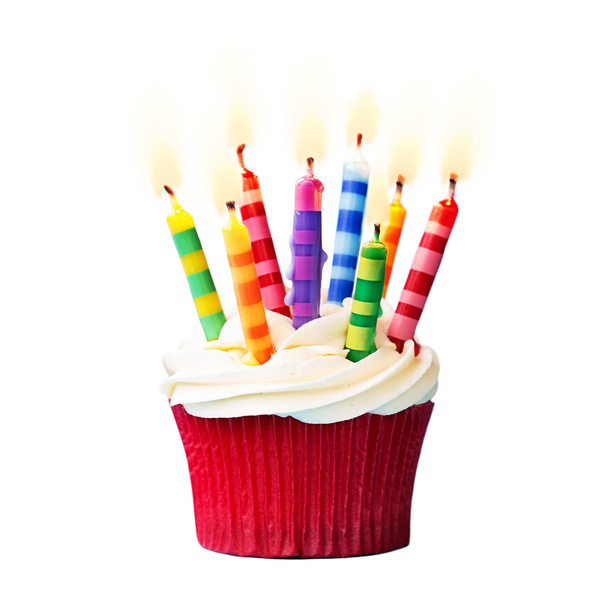 Cupcake de cumpleaños  - Foto, imagen