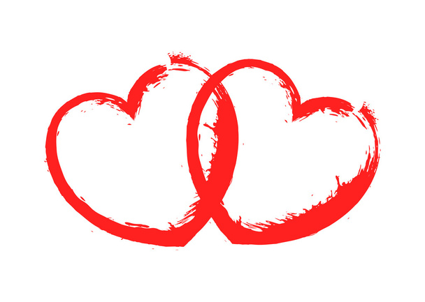Cœurs d'amour Grunge
 - Vecteur, image