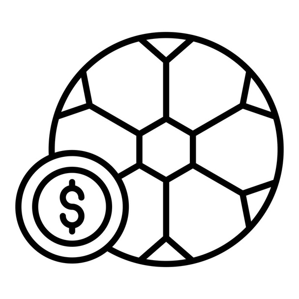 Vector Design Illustration Betting Icon Style - Vector, imagen