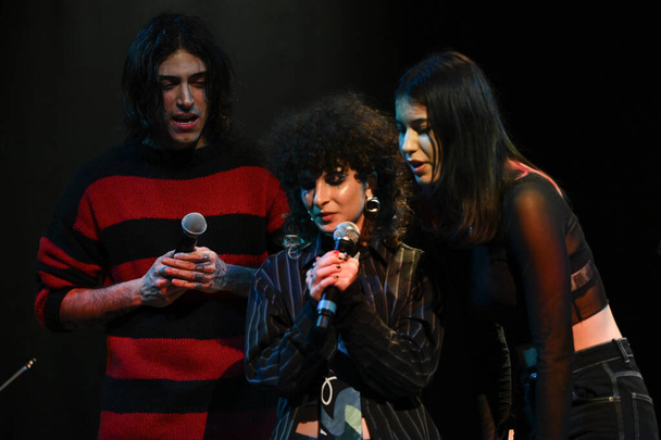 Naska during the concert Rebel Unplugged Tour, 23th January 2023 at Auditorium Parco della Musica, Rome, Italy. - Credit: Domenico Cippitelli/LiveMedi - Foto, afbeelding