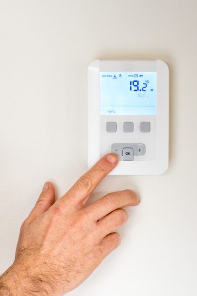 digitális termosztát  - Fotó, kép