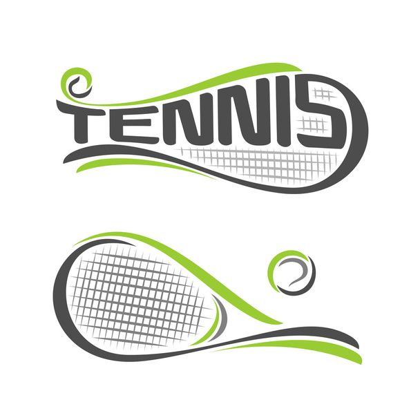 テニスコートの抽象的な背景 - ベクター画像