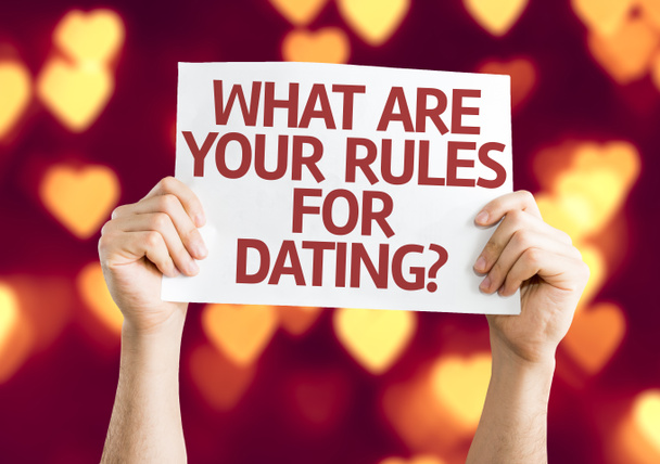 Wat zijn uw regels voor Dating? kaart - Foto, afbeelding