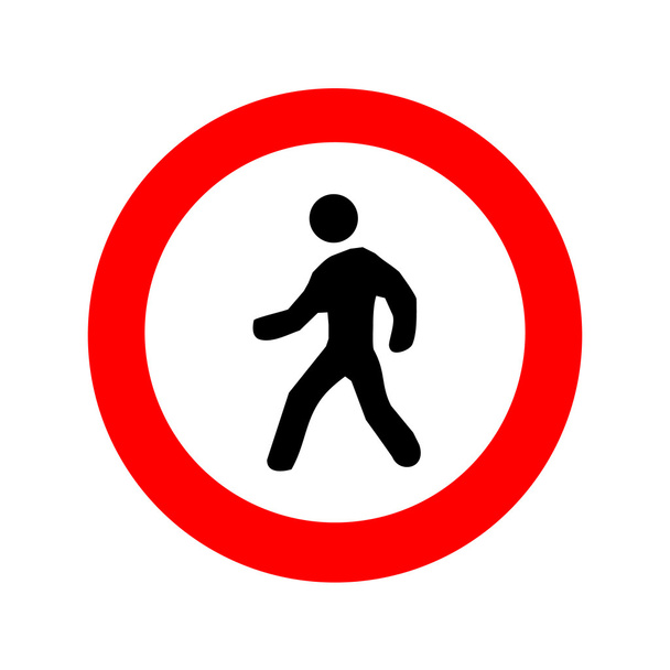 Egy férfi gyaloglás ikon nagy bármely felhasználásra. Vektoros Eps10. - Vektor, kép