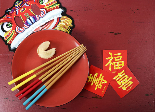 Decorações de festa de Ano Novo Chinês
 - Foto, Imagem