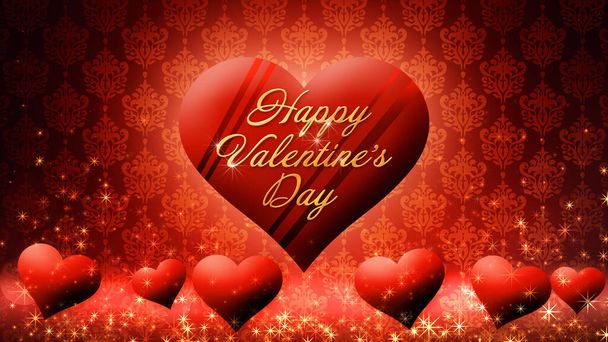 Floating chocolate heart image, Valentine's Day - Фото, изображение