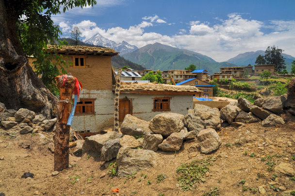 nepalesisches Dorf - Foto, Bild