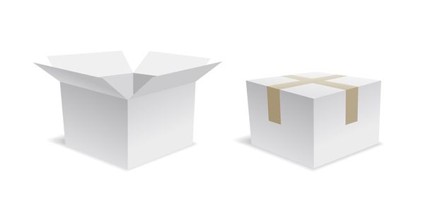 κουτιά χαρτόνι - Φωτογραφία, εικόνα