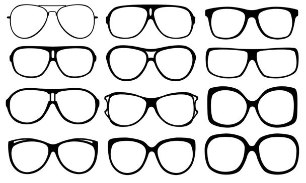 brillen - Vector, afbeelding