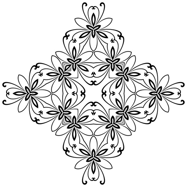 Virágvektor Absztrakt minta - Vektor, kép