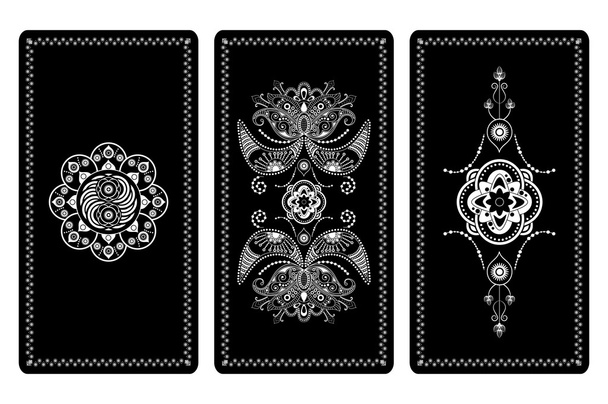 Vector illustration design for Tarot cards - Vector, Imagen