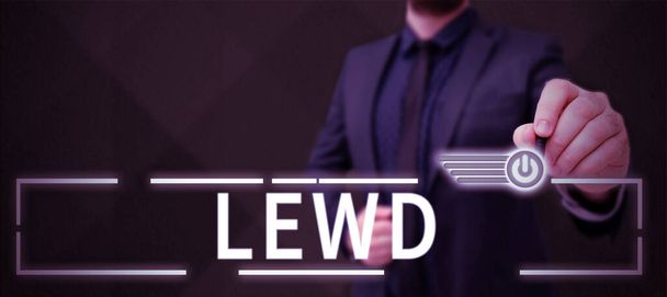 Знак рукописного письма Lewd, бізнес підхід брудний, грубий і образливий в сексуальний спосіб
 - Фото, зображення