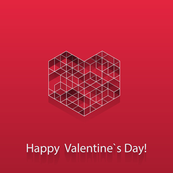 Greeting love card.  - Vector, Image
