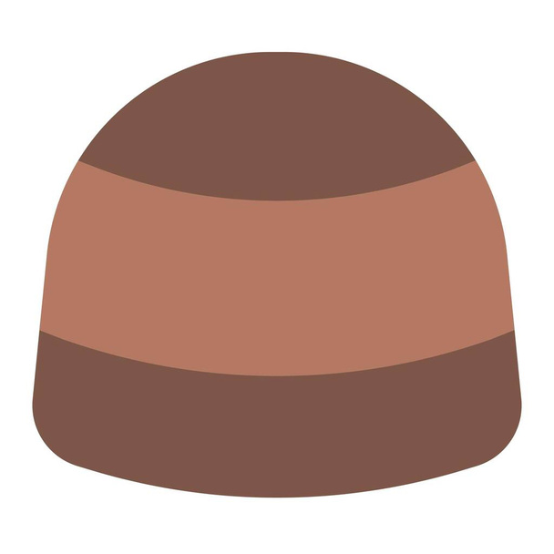 A creamy luscious bonbon chocolate - Vetor, Imagem