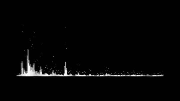 цифровий аудіо спектр з ефектом частинок, для музичної вечірки, 4k кадрів
 - Фото, зображення
