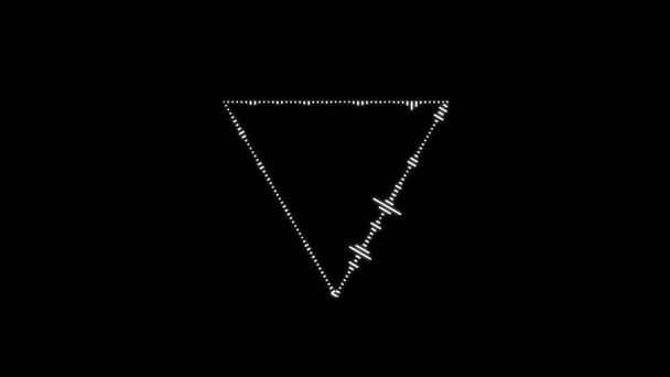 Triangle music equalizer, για μουσικό πάρτι, triangle 4k πλάνα - Φωτογραφία, εικόνα