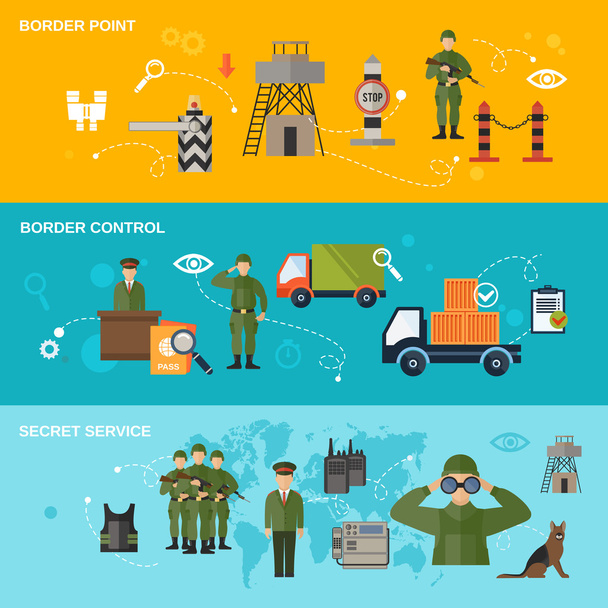 Border Guard Banner - Vector, Image