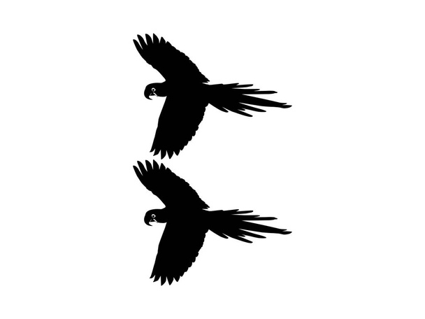 Silhouette d'oiseau à mâchoires volantes pour logo, pictogramme, illustration d'art, site Web ou élément graphique. Illustration vectorielle  - Vecteur, image