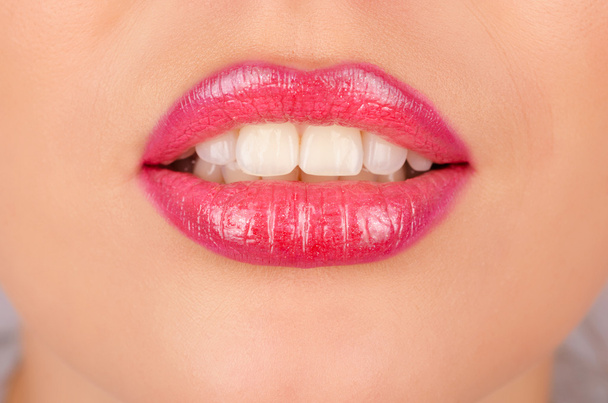 Lèvres en gros plan
 - Photo, image