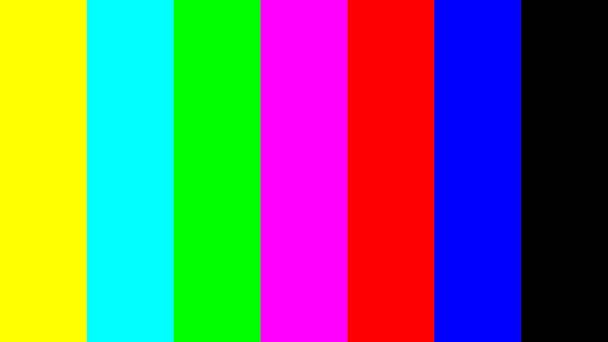 colour bars are a television test pattern - Vector, Image