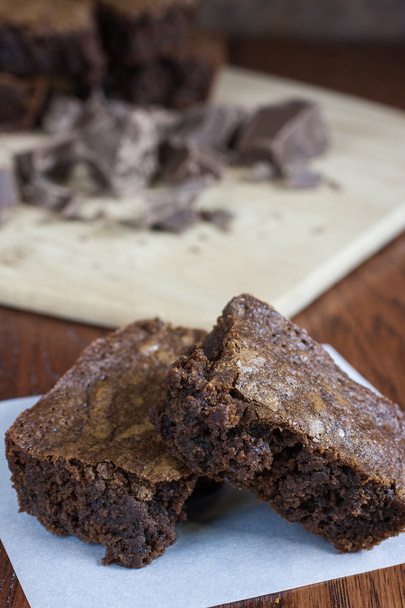 A pergamen csokoládé brownie - Fotó, kép