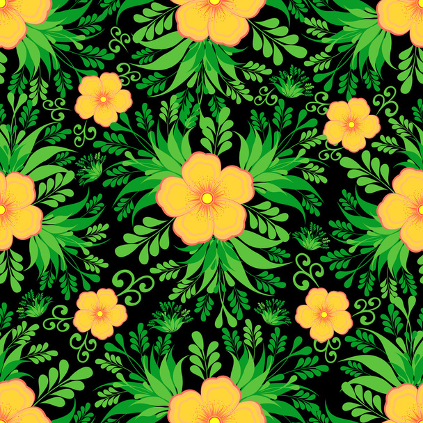 Patrón floral sin costuras  - Vector, Imagen