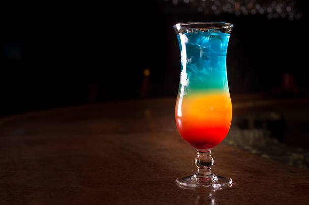 Rainbow cocktail - Фото, зображення