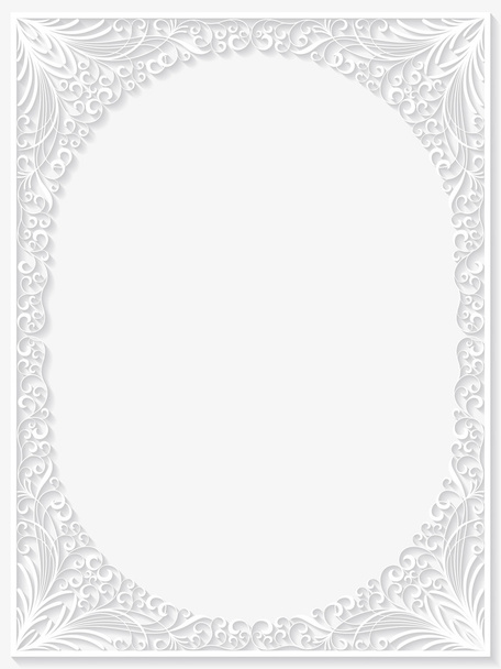 Абстрактная бумажная рамка
 - Вектор,изображение