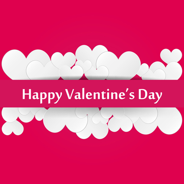 Valentine's Day background - Vector, imagen