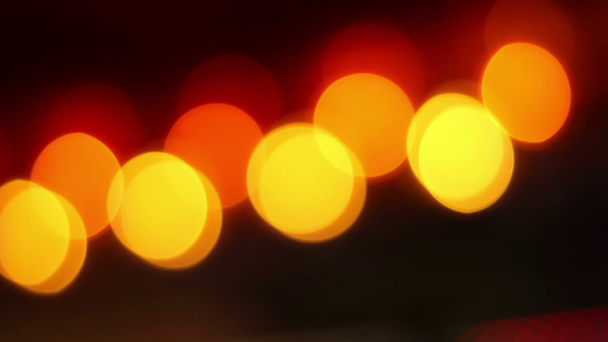 Luzes quentes pulsantes Bokeh
 - Filmagem, Vídeo