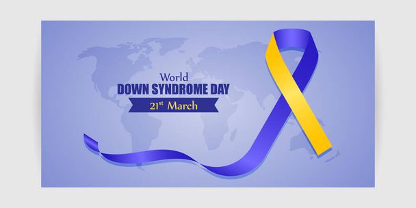 Vector illustration for World Down Syndrome Day - Vector, Image