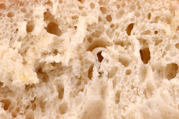 Close up of fluffy German wheat bread roll - Fotoğraf, Görsel