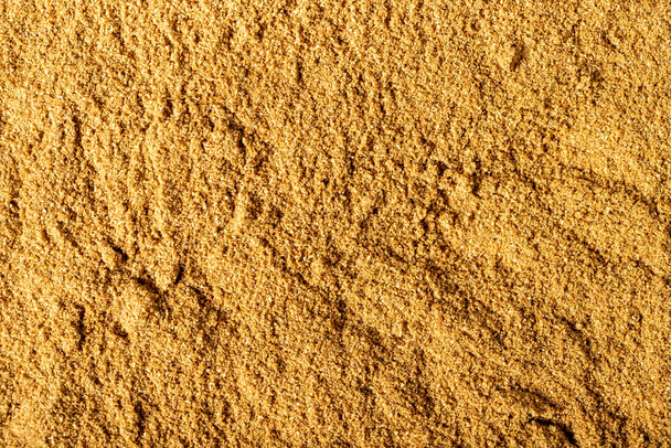 Powdered cumin spice. Heaps of cumin spice. Food background. Dry spice concept. close up - 写真・画像