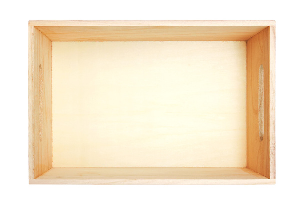 Boş tahta kutu - Fotoğraf, Görsel