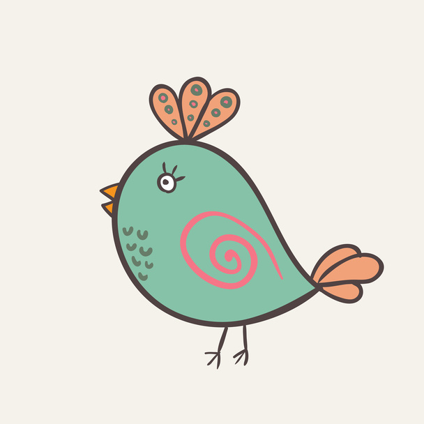 Un oiseau abstrait. Illustration vectorielle
 - Vecteur, image