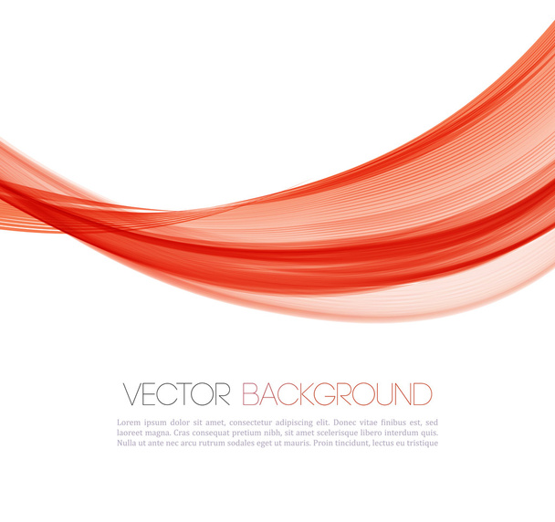 Abstract curved lines background. Template brochure design - ベクター画像
