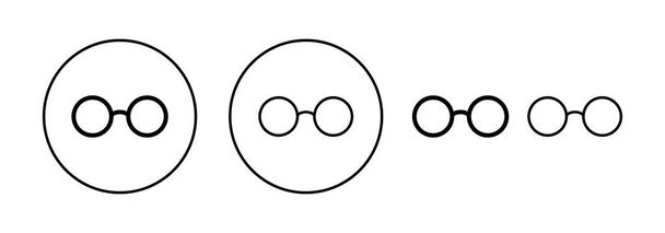 Glasses icon vector for web and mobile app. Glasses sign and symbol - Vektor, kép