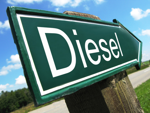 Diesel road sign - Photo, Image