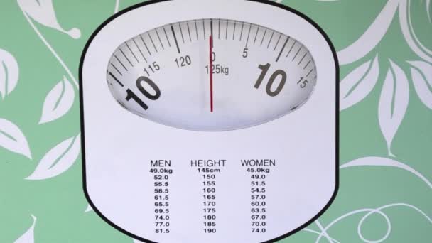 Žena váhy ovládání Test - Záběry, video