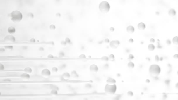 Super Slow Motion Shot of Dripping Milk on White Background at 1000 fps. Filmed with High Speed Cinema Camera in 4K resolution. - Footage, Video
