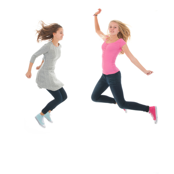 Jumping youth - Foto, afbeelding