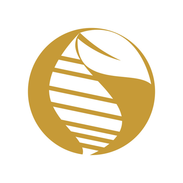 Ілюстрація кокону логотип Векторний дизайн
 - Вектор, зображення