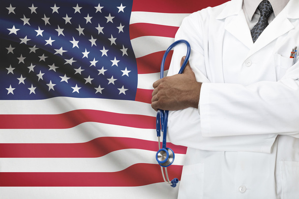 koncepció a nemzeti egészségügyi rendszer - Amerikai Egyesült Államok - Fotó, kép