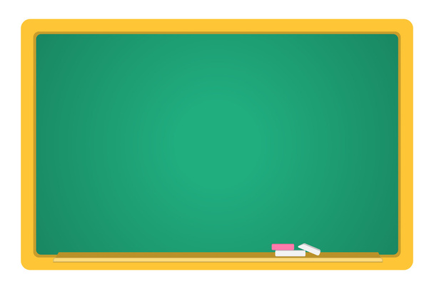 empty blackboard, school board in a flat design - Vector, Image