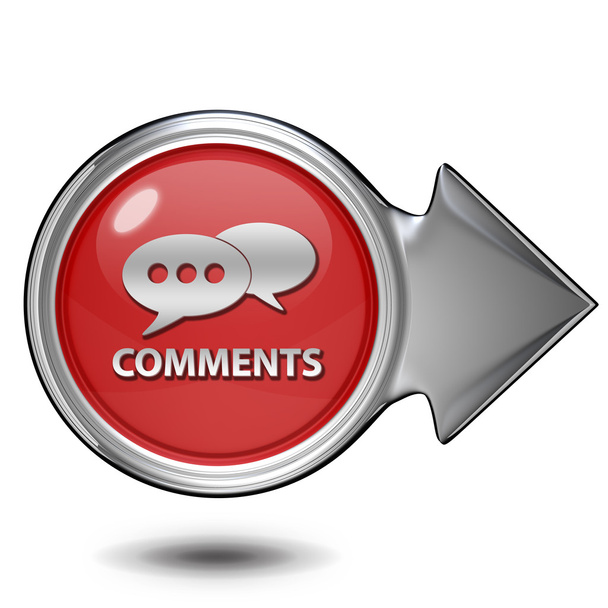 Comments now circular icon on white background - Photo, Image