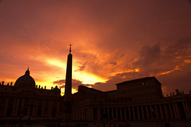 Sunset bulvarında st peter Bazilikası - Fotoğraf, Görsel