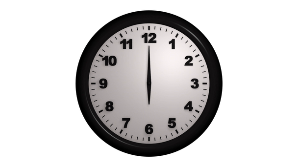 Wall clock animation - Footage, Video