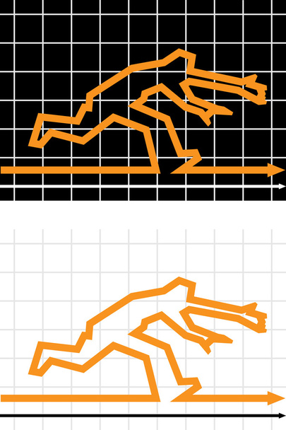 Диаграмма бега
 - Вектор,изображение
