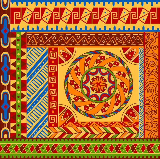 etnische patronen - Vector, afbeelding