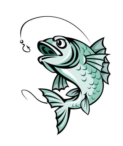 Carp fish - Vector, Image